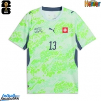 Sveits Ricardo Rodriguez #13 Bortedrakt EM 2024 Kortermet
